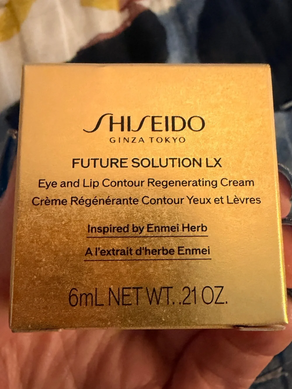 SHISEIDO Future Solution LX Eye and Lip Contour Regenerating Cream 6mL/.21 oz